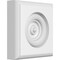 Ekena Millwork Standard Sedgwick Bullseye Rosette With Rounded Edge, 3"W x 3"H x 3/4"P ROSP030X030X075SDG04 - alternate 1